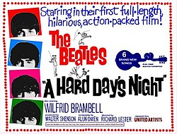 A Hard Day's Night poster