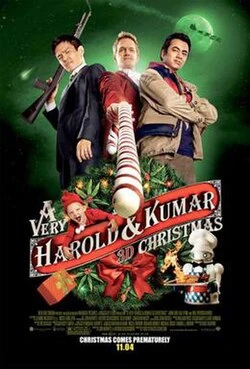 A Very Harold & Kumar Christmas poster