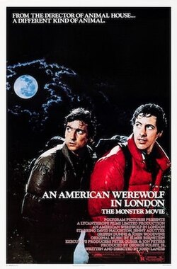 An American Werewolf in London poster