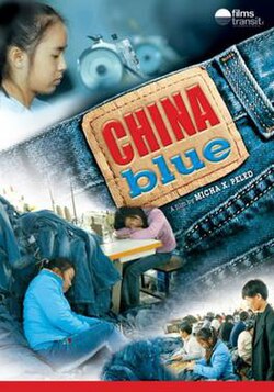 China Blue poster