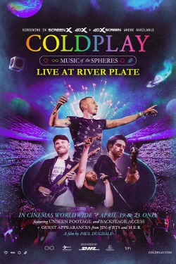 Coldplay Music of The Spheres Live Broadcast from Buenos Aires poster