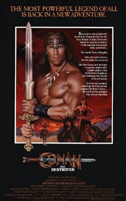 Conan the Destroyer poster