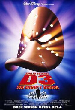D3: The Mighty Ducks poster