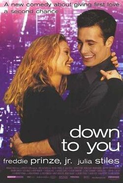 Down to You poster