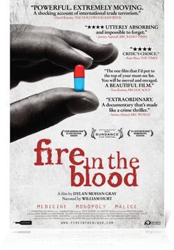 Fire in the Blood poster