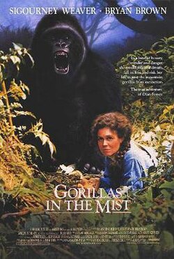 Gorillas in the Mist poster