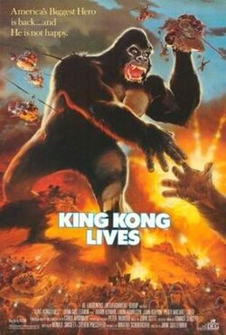King Kong Lives poster