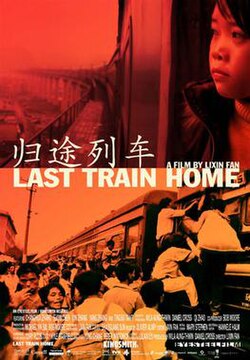 Last Train Home poster