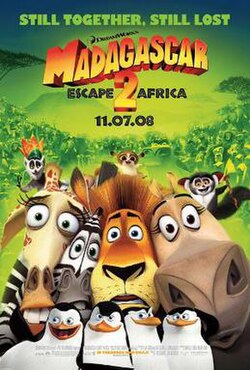 Madagascar: Escape 2 Africa poster