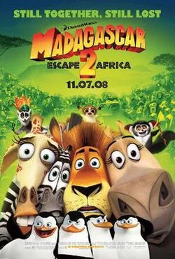 Madagascar: Escape 2 Africa poster