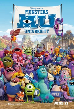 Monsters University poster