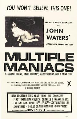 Multiple Maniacs poster