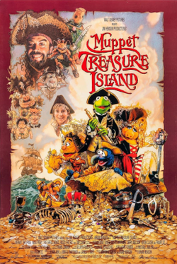 Muppet Treasure Island poster