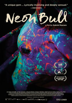 Neon Bull poster