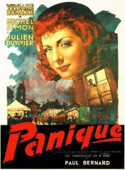 Panique poster