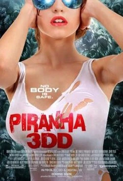 Piranha 3DD poster