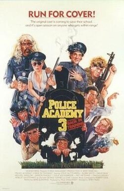 Police Academy 3: Back in Training poster