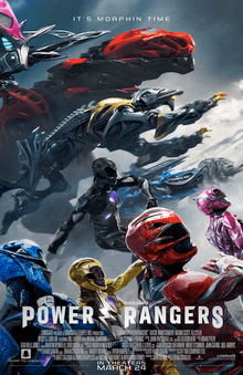 Power Rangers poster