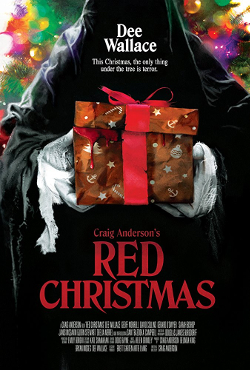 Red Christmas poster