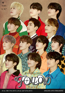 SEVENTEEN TOUR 'FOLLOW' to JAPAN: LIVE VIEWING poster
