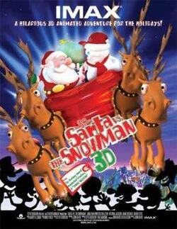 Santa vs. the Snowman 3D poster