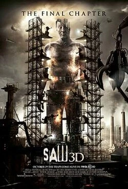 Saw 3D poster