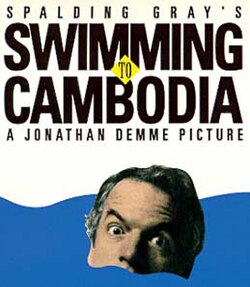Swimming to Cambodia poster