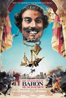 The Adventures of Baron Munchausen poster