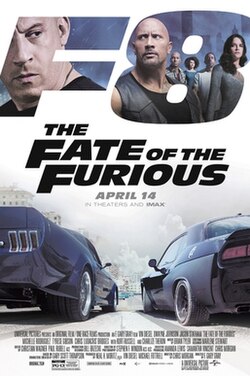 The Fate of the Furious poster