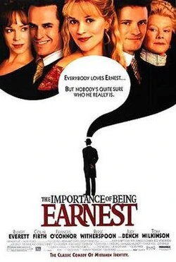 The Importance of Being Earnest poster