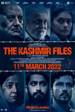 The Kashmir Files poster