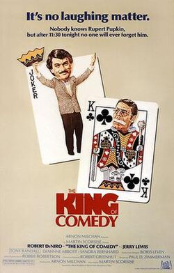 The King of Comedy poster