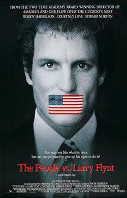 The People vs. Larry Flynt poster