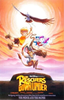 The Rescuers Down Under poster