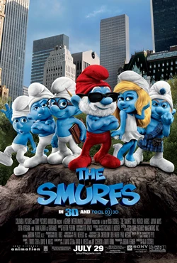 The Smurfs poster