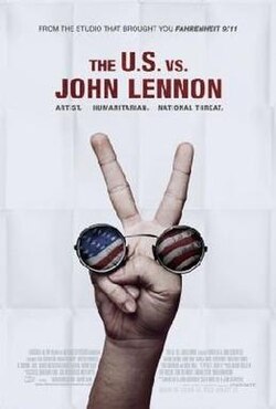 The U.S. vs. John Lennon poster