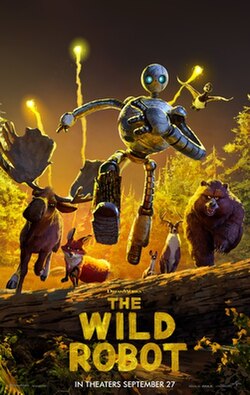 The Wild Robot poster