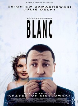 Three Colors: White poster