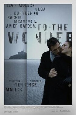To the Wonder poster