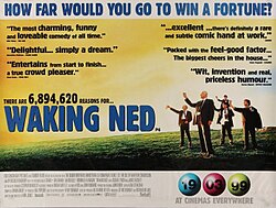 Waking Ned Devine poster