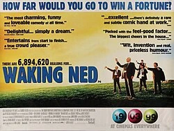 Waking Ned Devine poster