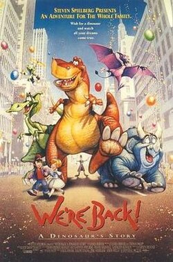 We're Back! A Dinosaur's Story poster