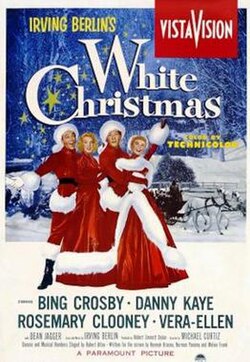 White Christmas poster
