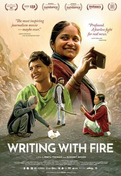 Writing with Fire poster