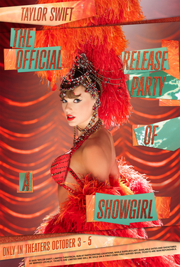 Taylor Swift: The Official Release Party of a Showgirl poster