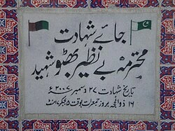 Bhutto poster
