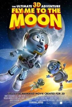 Fly Me to the Moon 3D poster
