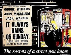 It Always Rains on Sunday poster