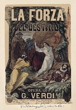 La forza del destino poster