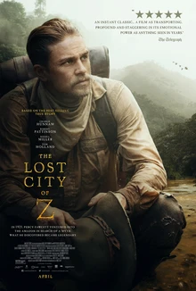 The Lost City of Z poster